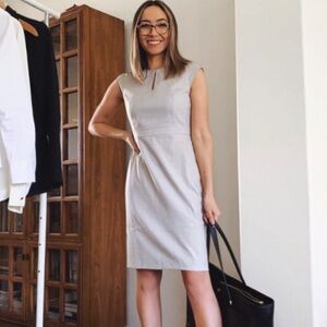 Ann Taylor Shift dress, Gray, size 18 Tall